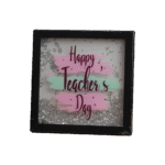 Happy Teacher's Day Black Portrait