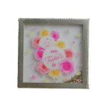Happy Teacher's Day Flowers Golden Portrait