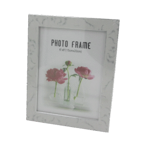 Marble White Photo Frame