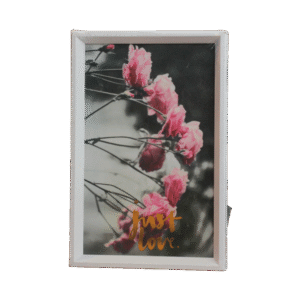 Just Love Flowers White Portrait