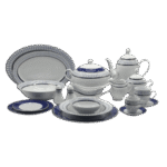La Table Eelegante 121 Pcs Patterned Round Dinner Set