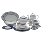 La Table Eelegante 121 Pcs Patterned Round Dinner Set