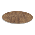 Melamine Wooden Shape 30cm Round Tray