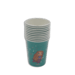 Mermaid Birthday Designed Cups 10pcs