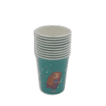 Mermaid Birthday Designed Cups 10pcs