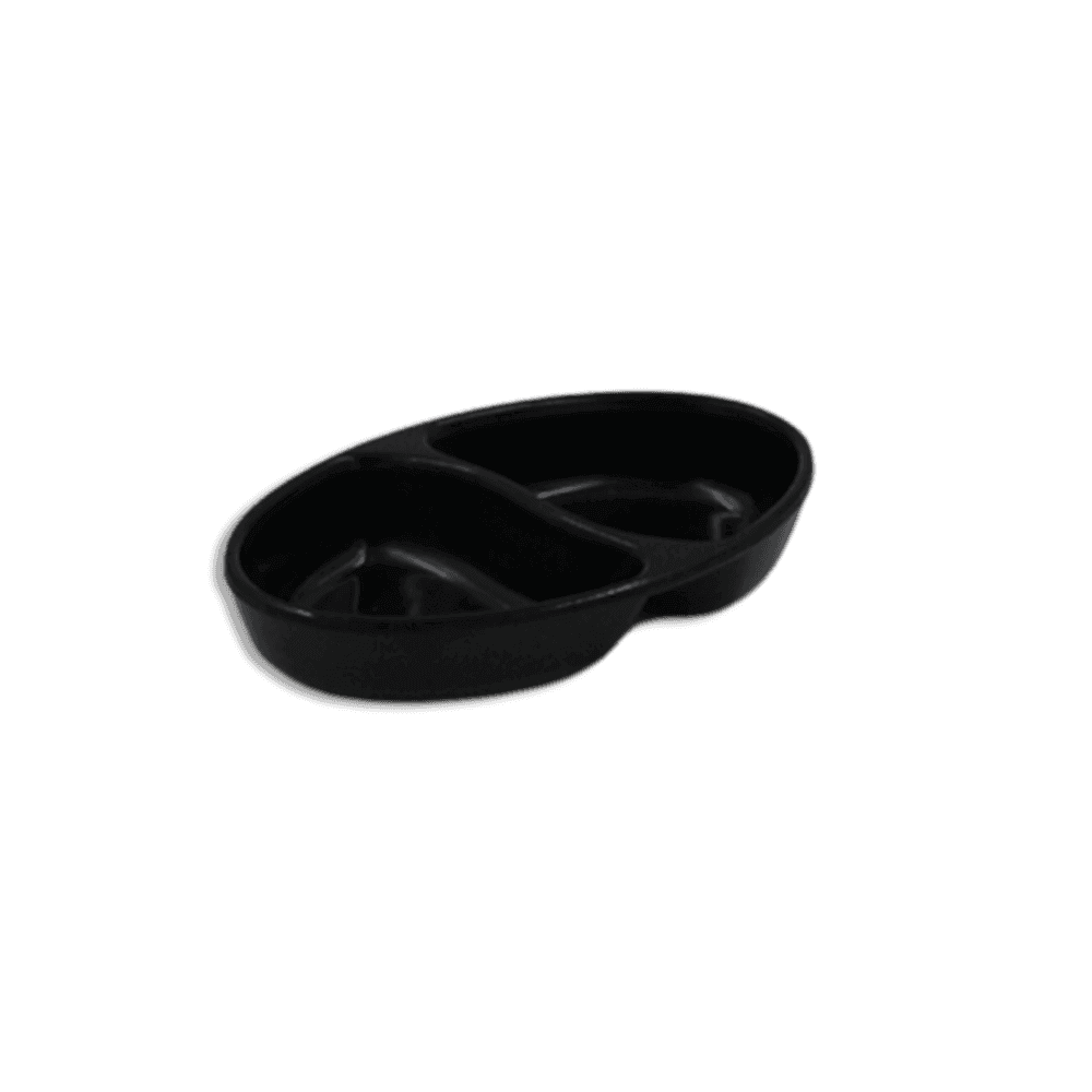 Oval-Black-Mini-2-Sections-Sauce-Cup