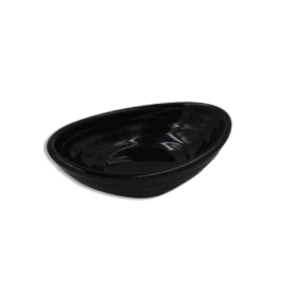 Oval Black Mini Sauce Cup 10.5cm