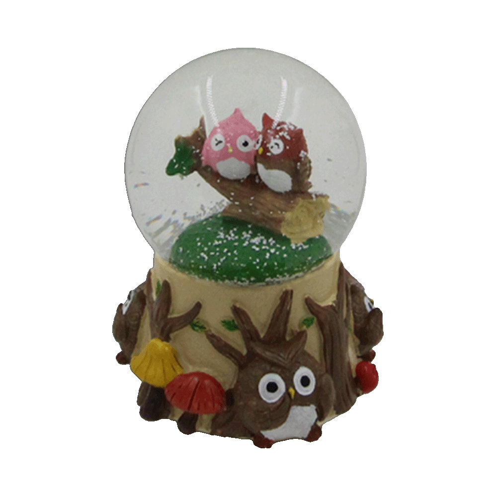 Owl-Couple-Snow-Ball-with-Music