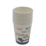Police Car Birthday Designed Cups 10pcs