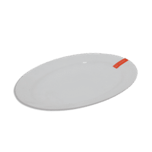 Porcelain 26cm Oval Flat Plate