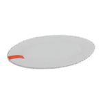 Porcelain 30cm Oval Flat Plate