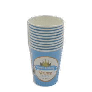 Prince Birthday Designed Cups 10pcs