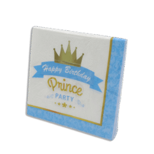 Prince Birthday Designed Napkin 40pcs