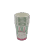Rabbit Birthday Designed Cups 10pcs