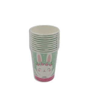 Rabbit Birthday Designed Cups 10pcs