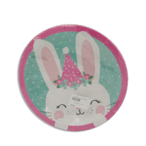 Rabbit Designed Birthday Plates 10pcs