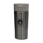 Radiant Black Vacuum Flask with Light Lid
