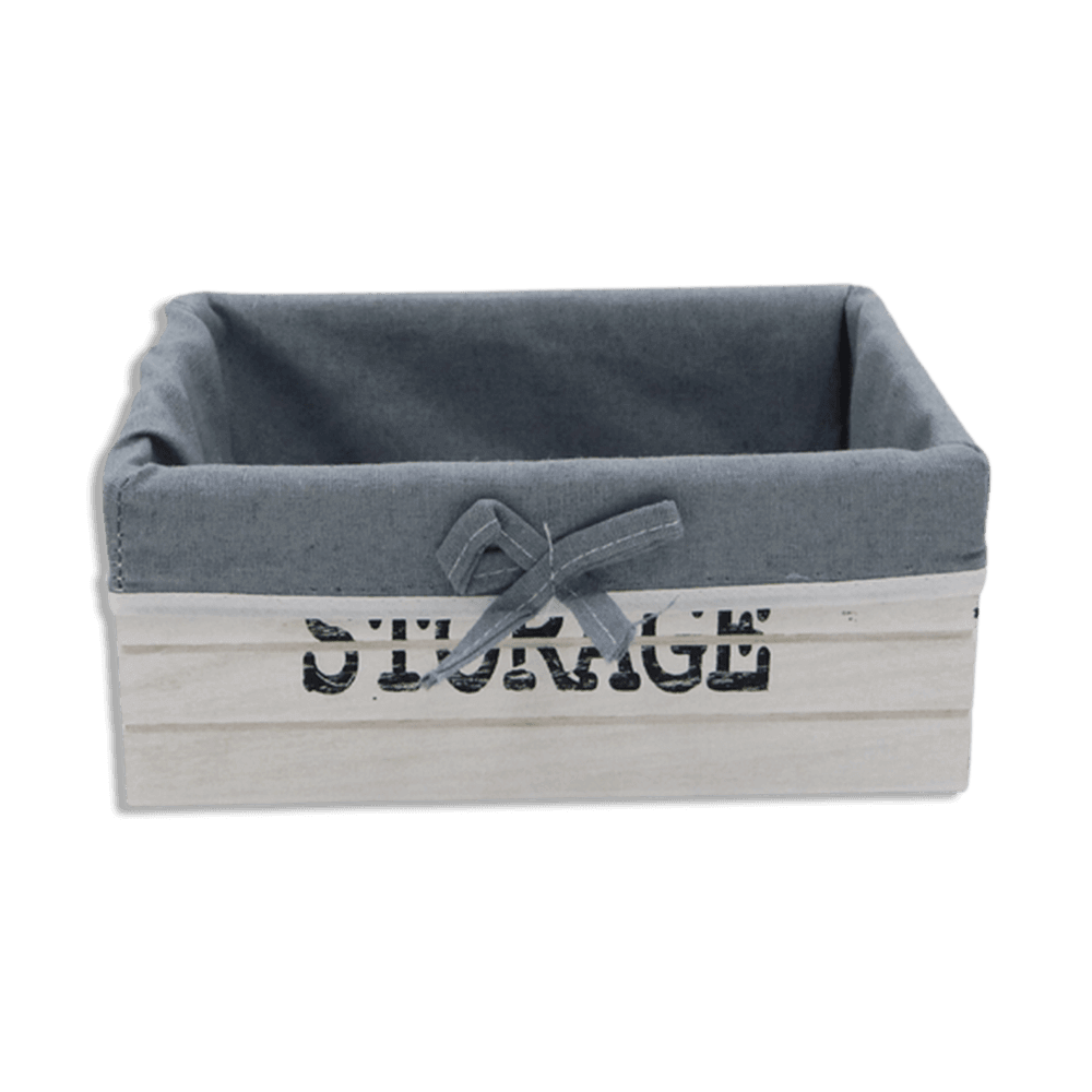 Rectangular-White-Wooden-24x15x10cm-Basket-with-Fabric