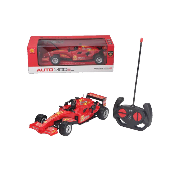 Red Formula Car With Remote Control