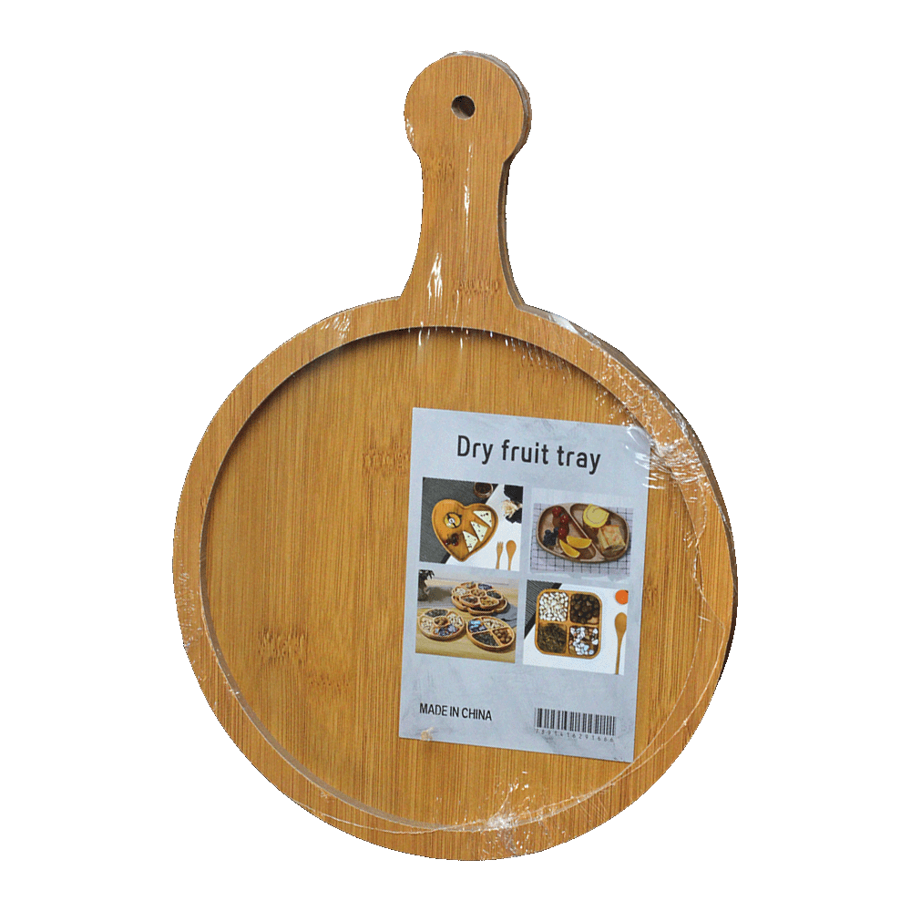 Round 23x33cm Wooden Cutting Board With Hand Freeshop 