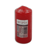 Round Red 12cm Candle