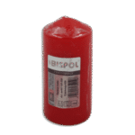Round Red 12cm Candle