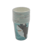 Shark Birthday Designed Cups 10pcs