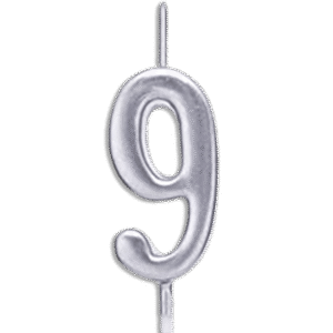 Silver Candle Number Nine