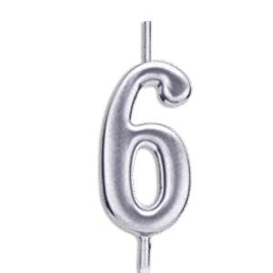 Silver Candle Number Six