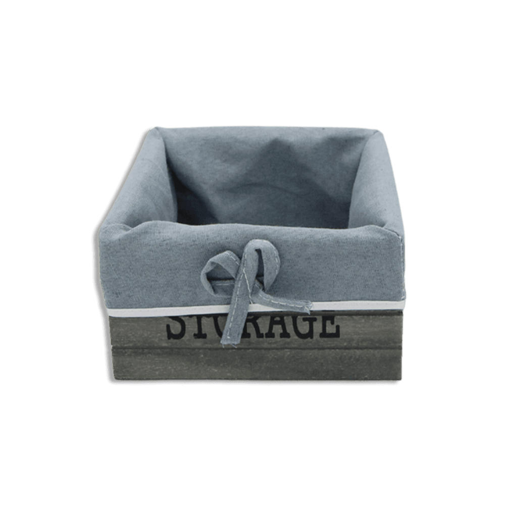 Squared-17cmx8cm-Wooden-Basket-with-Fabric