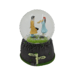 Standing Couple Garden Snow Ball with Music