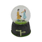Standing Couple Garden Snow Ball with Music