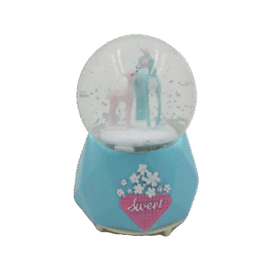 Sweet Blue Snow Ball with Music