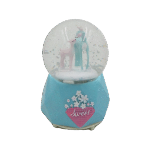 Sweet Blue Snow Ball with Music