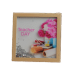 Teacher Day Wooden Portrait
