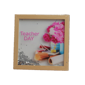 Teacher Day Wooden Portrait