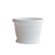 3m Plast Flora 33cm White Round Pot