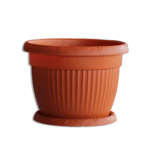 3M Plast Flora 40cm Brick Round Pot