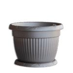 3M Plast Flora 40cm Silver Round Pot