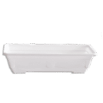 3M Plast Flora 65cm White Rectangular Pot