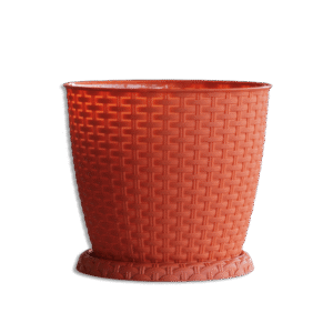 3M Plast Rosa 20cm Brick Round Pot