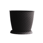 3M Plast Rosa 20cm Brown Round Pot