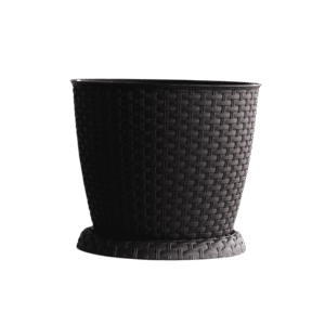 3M Plast Rosa 20cm Brown Round Pot