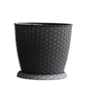 3M Plast Rosa 20cm Silver Round Pot