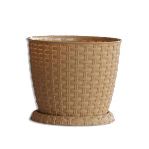 3M Plast Rosa 25cm Beige Round Pot