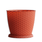 3M Plast Rosa 25cm Brick Round Pot
