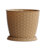 3M Plast Rosa 30cm Beige Round Pot