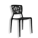 3M Plast Unbreakable Black Plastic Canari Chair