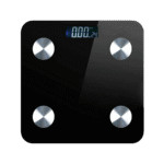 Black Glass Weight Balance