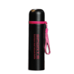 Black & Pink 500ml Vacuum Flask